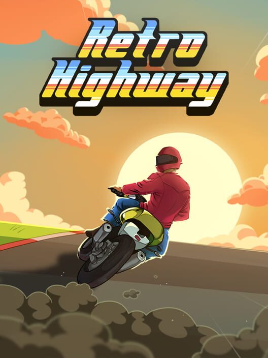Google Play Store cover for Retro Highway - Bike Racer