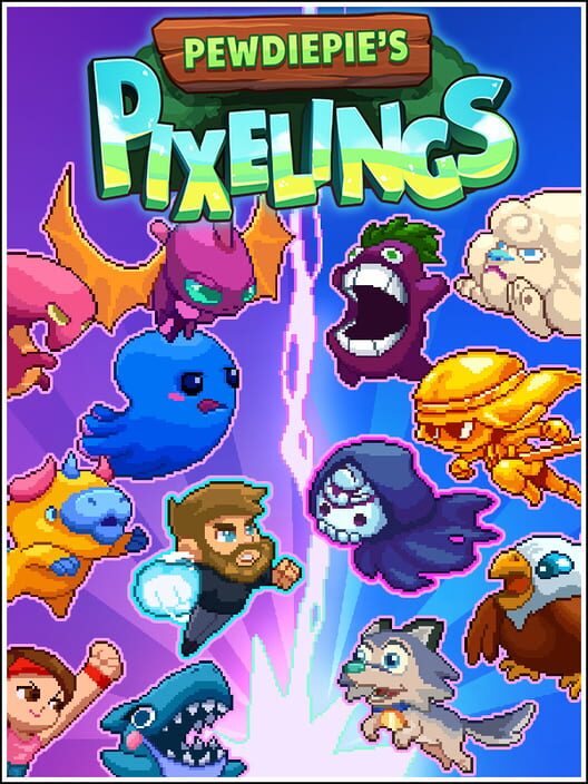 Google Play Store cover for PewDiePie's Pixelings PvP RPG