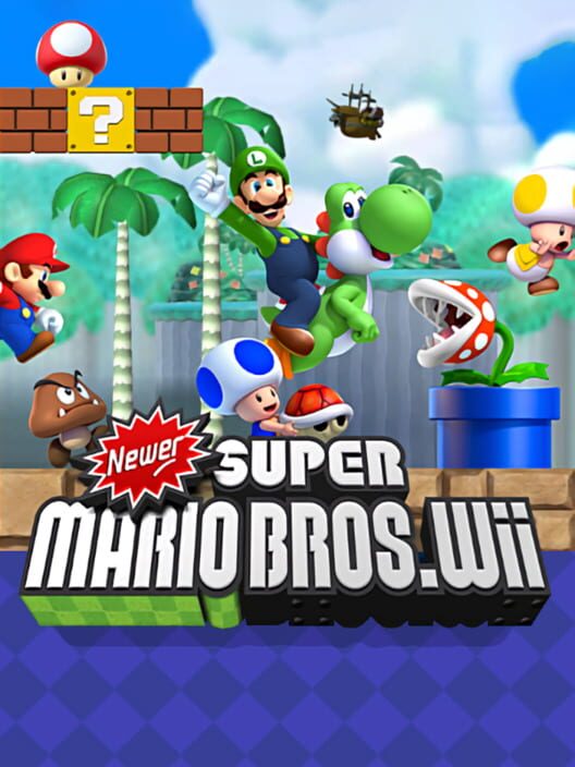 New Super Mario Bros Wii Poster  Super mario bros nintendo, Super mario  bros, Super mario