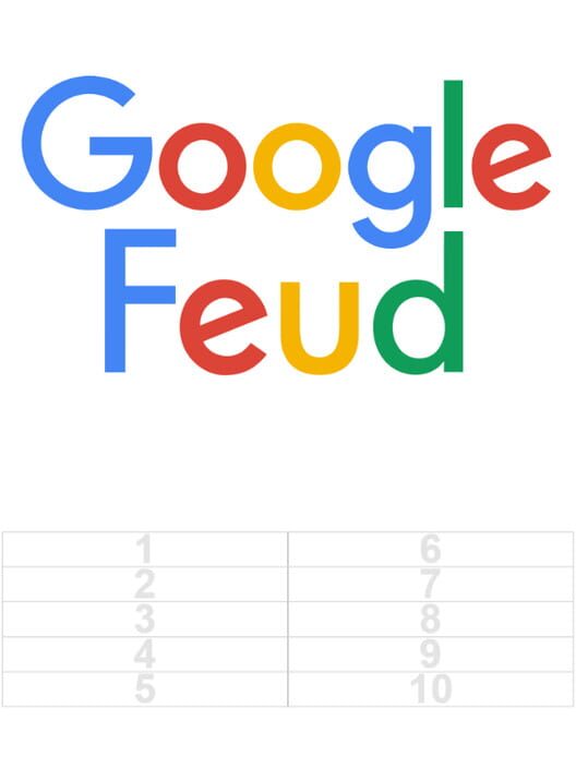 GOOGLE FEUD - Play Online for Free!