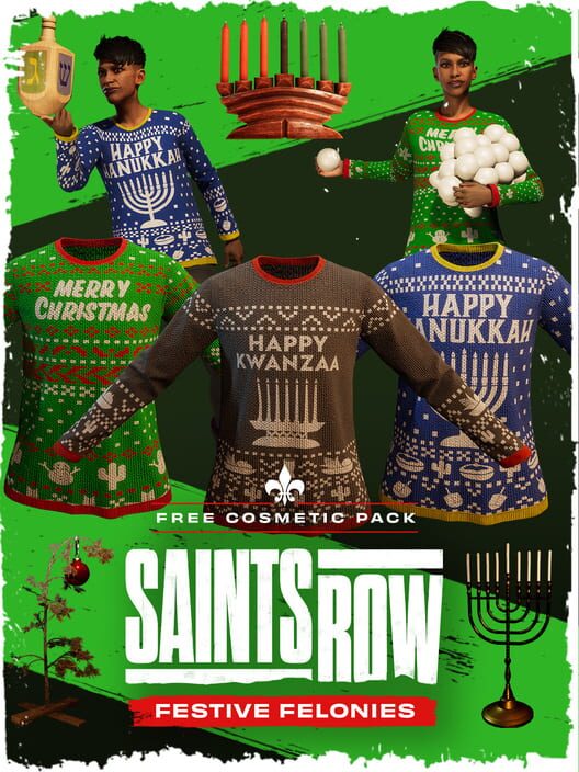 Capa de Saints Row: Festive Felonies Cosmetic Pack