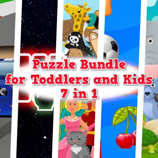 Capa de Puzzle Bundle for Toddlers and Kids: 7 in 1