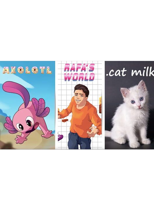 Capa de Rafa's World + Axolotl + Cat Milk