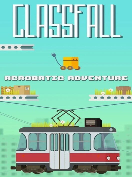 Google Play Store cover for Glassfall. The arcade game