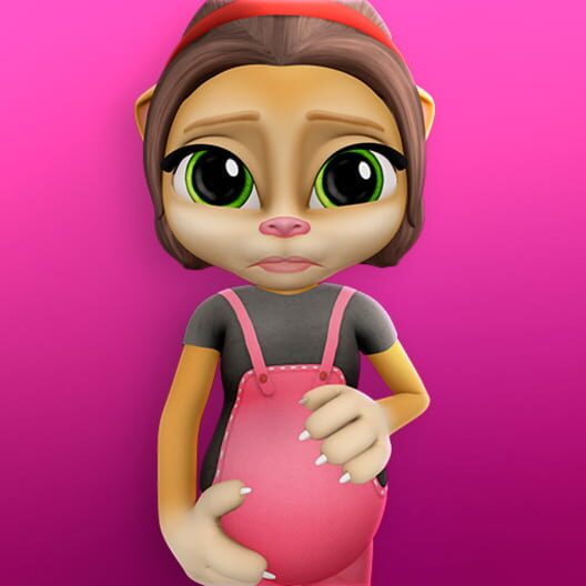 Google Play Store cover for Pregnant Talking Cat Emma