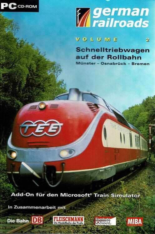 Capa de Microsoft Train Simulator: German Railroads Volume Two - Fast Railcars on the Runway
