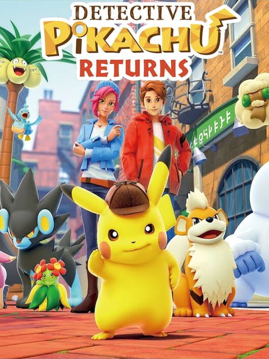Omslag för Detective Pikachu Returns