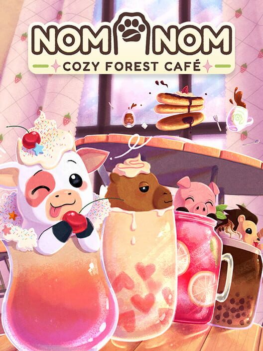 Nom Nom Cozy Forest Cafe poster