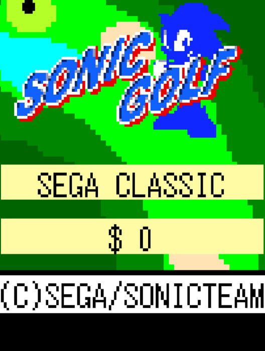 Sonic Golf poster