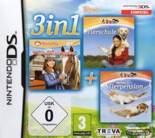 Capa de 3in1: Meine Tierpension + Meine Tierschule + Mein Westernpferd