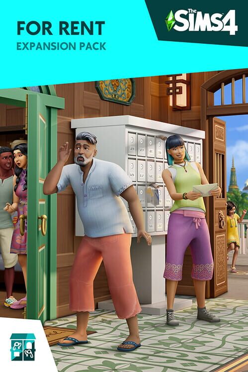 Omslag för The Sims 4: For Rent