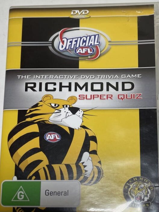 Official AFL The Interactive DVD Trivia Game Richmond Super Quiz (2008)