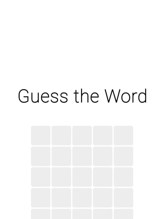 Guess the Word cover