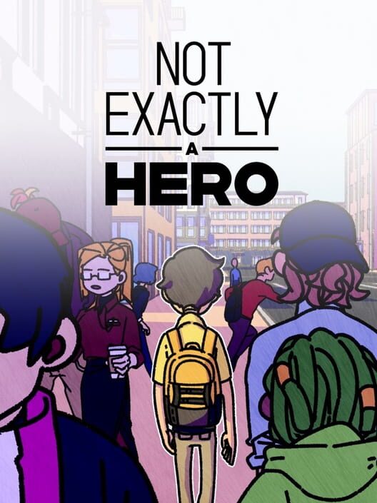 Google Play Store cover for Not Exactly A Hero: Story Game