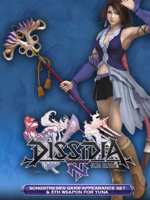 Capa de Dissidia Final Fantasy NT: Songstress's Garb Appearance Set & 5th Weapon for Yuna