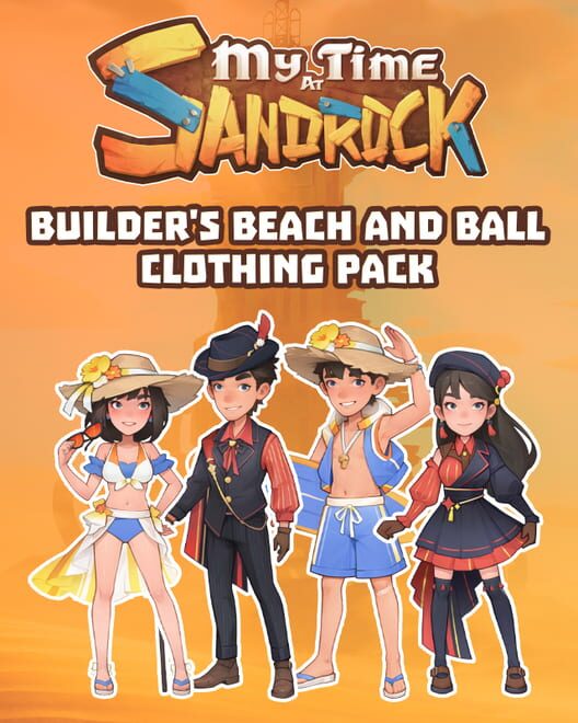 Capa de My Time at Sandrock: Builder's Beach and Ball Clothing Pack