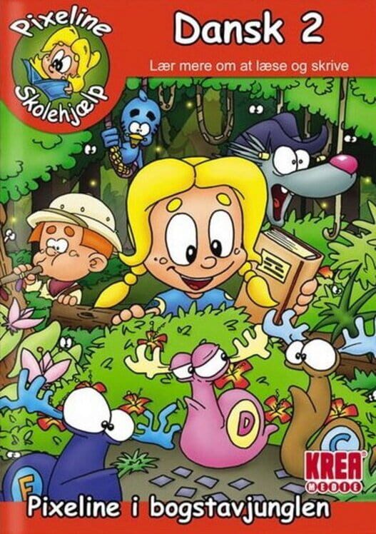Pixeline Skolehjælp: Dansk 2 – Pixeline i Bogstavjunglen poster