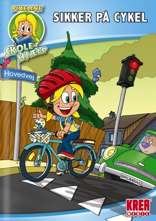 Pixeline Skolehjælp: Sikker på Cykel – Byens Bedste Bud poster