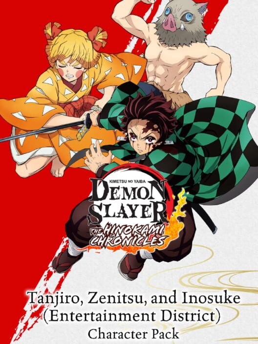 Capa de Demon Slayer: Kimetsu no Yaiba - The Hinokami Chronicles: Tanjiro, Zenitsu, and Inosuke - Character Pack