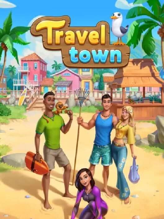 Google Play Store cover for Travel Town - Merge Adventure