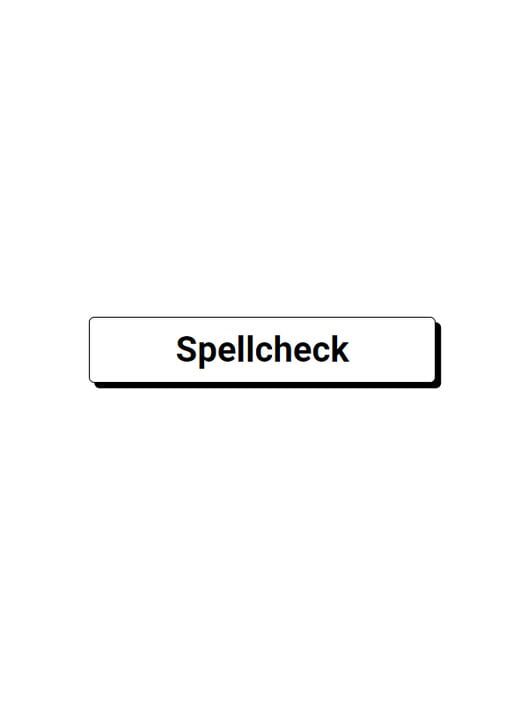 Spellcheck