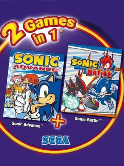 2 Games in 1: Sonic Advance + Sonic Battle poster