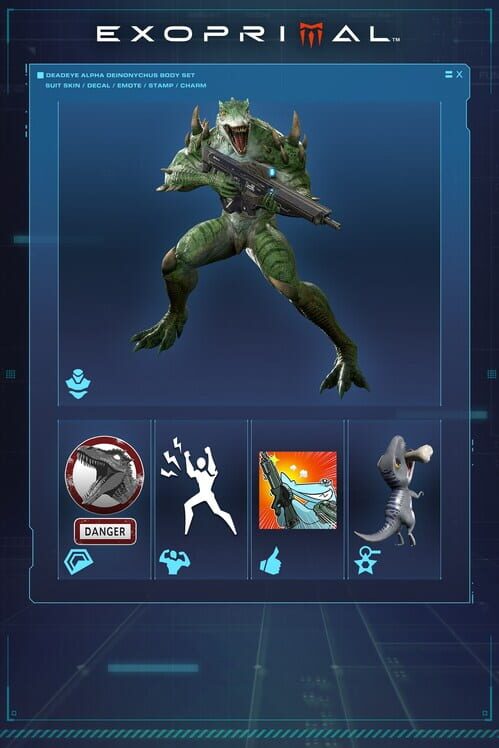 Exoprimal: Deadeye Alpha Deinonychus Body Set cover art