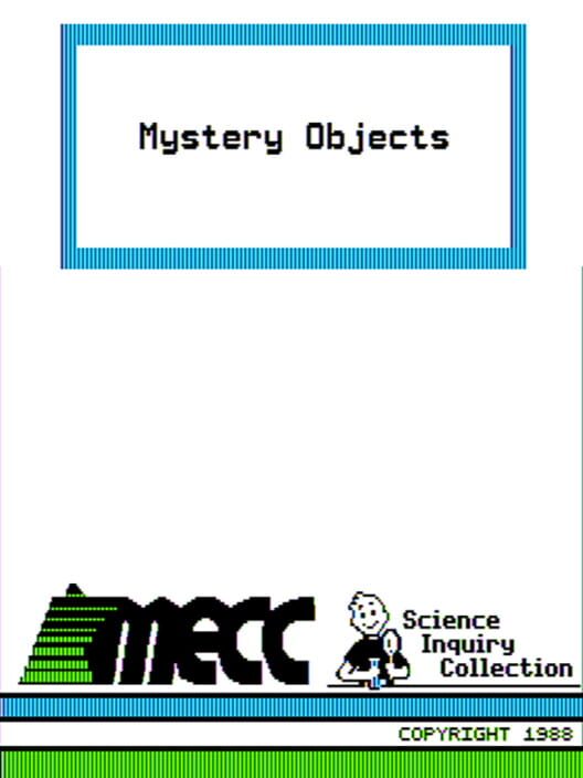 Mystery Objects