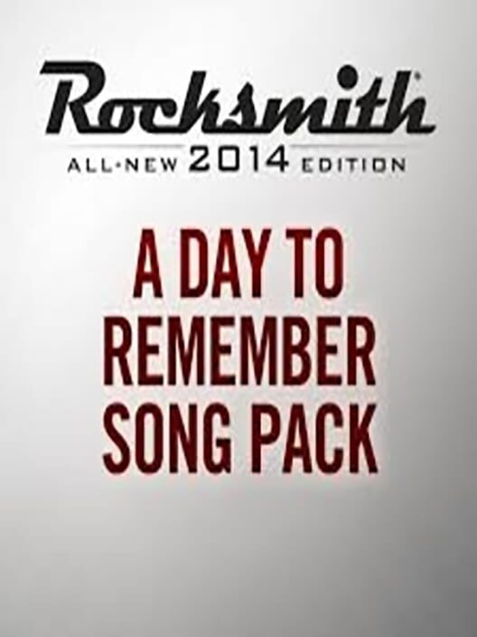 Capa de Rocksmith 2014: A Day to Remember Song Pack