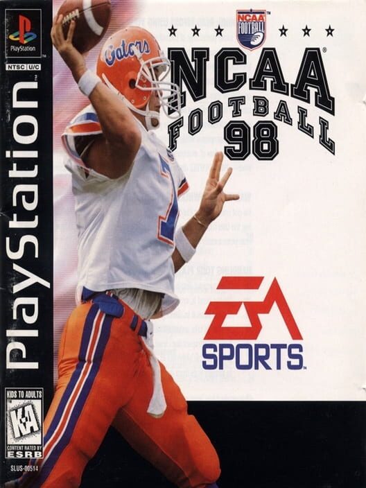 NCAA Football '98 poster