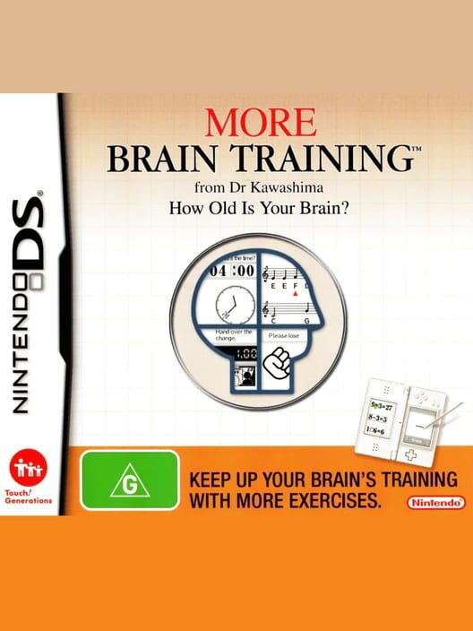 More Brain Training from Dr Kawashima: How Old Is Your Brain? 封面
