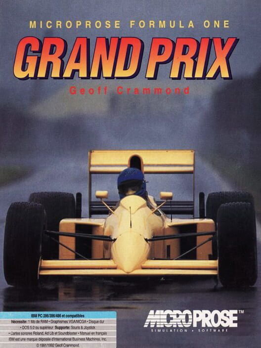 MicroProse Formula One Grand Prix 封面