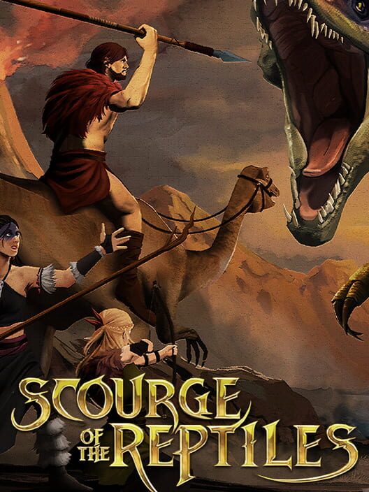 Capa de Scourge of the Reptiles