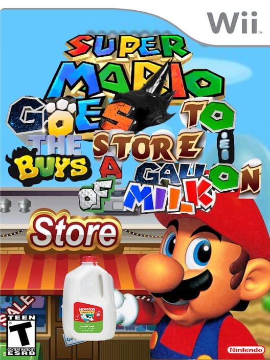 Mario Goes to the Store & Buys a Gallon of Milk