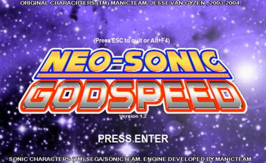 Neo-Sonic: Godspeed cover