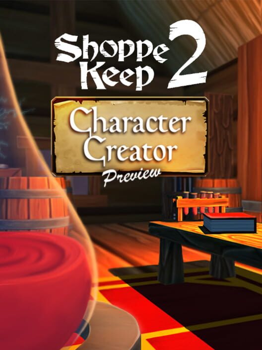 Steam cover for Shoppe Keep 2 Character Creator Preview.
