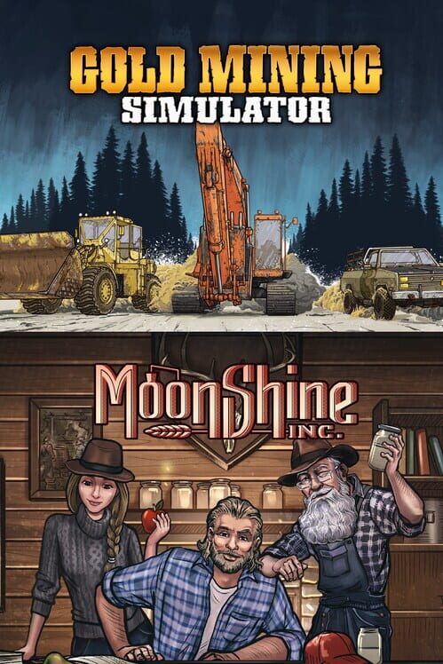 Gold & Spirits Bundle: Gold Mining Simulator & Moonshine Inc. cover art