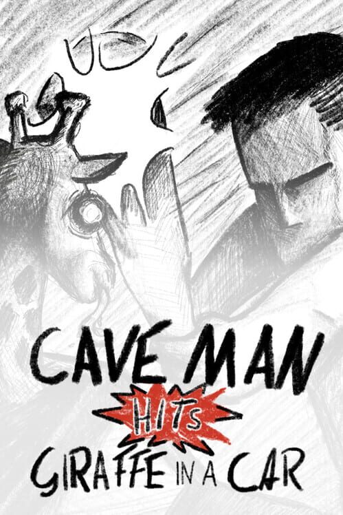 Caveman hits Giraffe in a Car