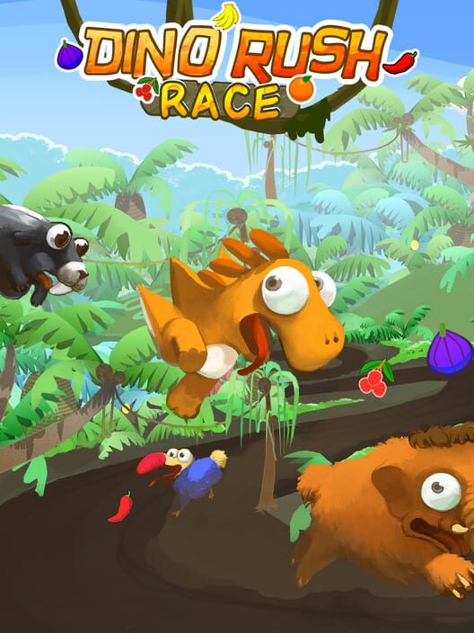 Google Play Store cover for Dino Rush Race