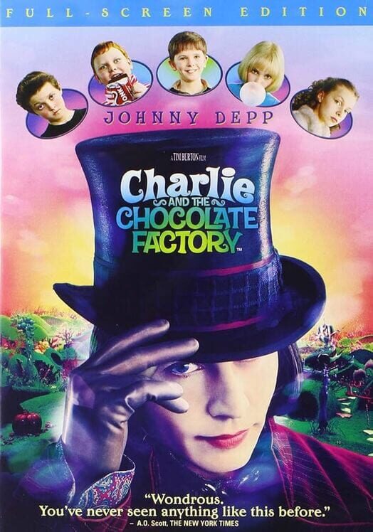 Charlie and The Chocolate Factory DVD Games cover