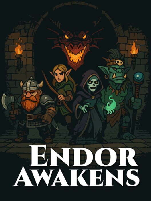 Steam cover for Endor Awakens: Roguelite DRPG.