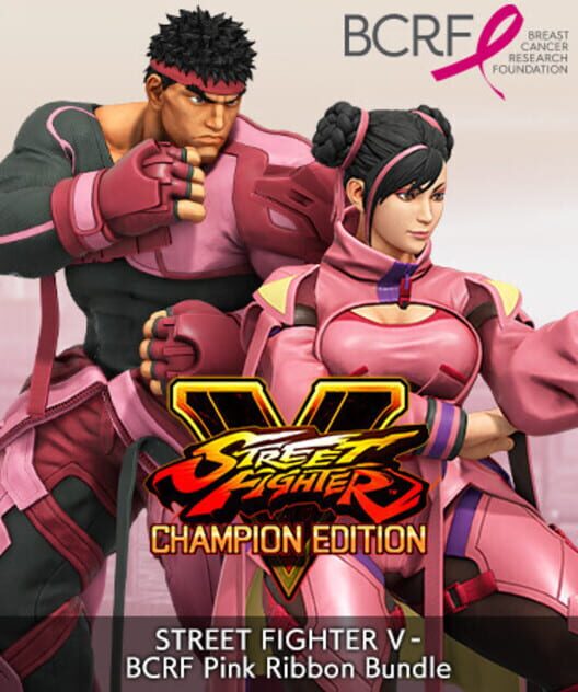 Capa de Street Fighter V: BCRF Pink Ribbon Bundle