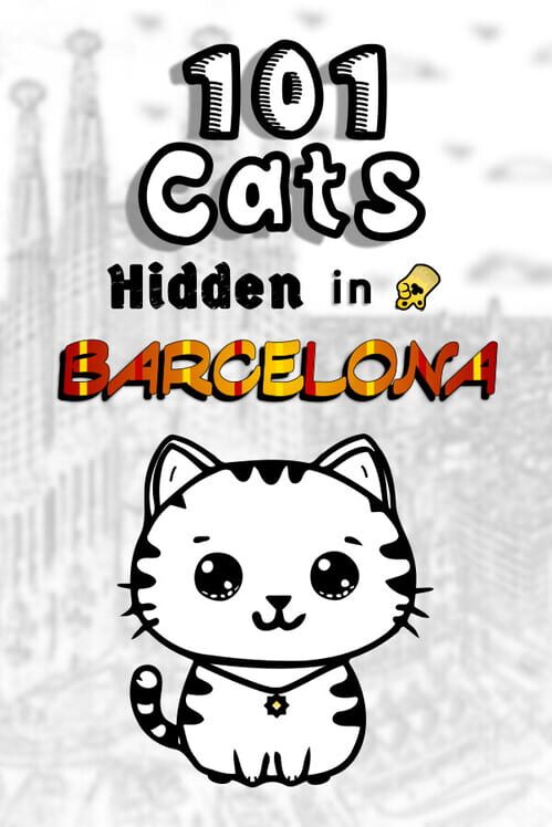 Steam cover for 101 Cats Hidden in Barcelona.