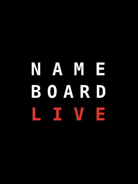 Capa de Name Board Live