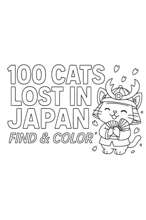 Steam cover for 100 Cats Lost In Japan Find & Color.