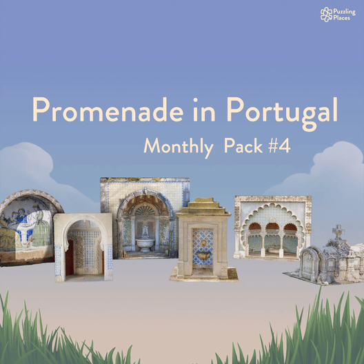Puzzling Places: Monthly Pack #4 - Promenade in Portugal
