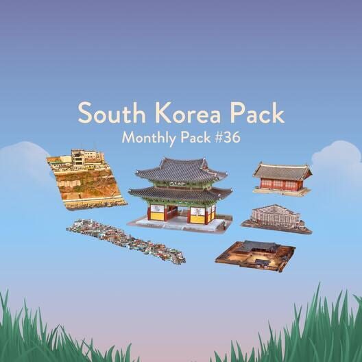 Capa de Puzzling Places: Monthly Pack #36 - South Korea Pack