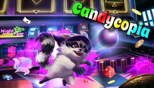 Capa de Roxy Raccoon's Pinball Panic: Candycopia