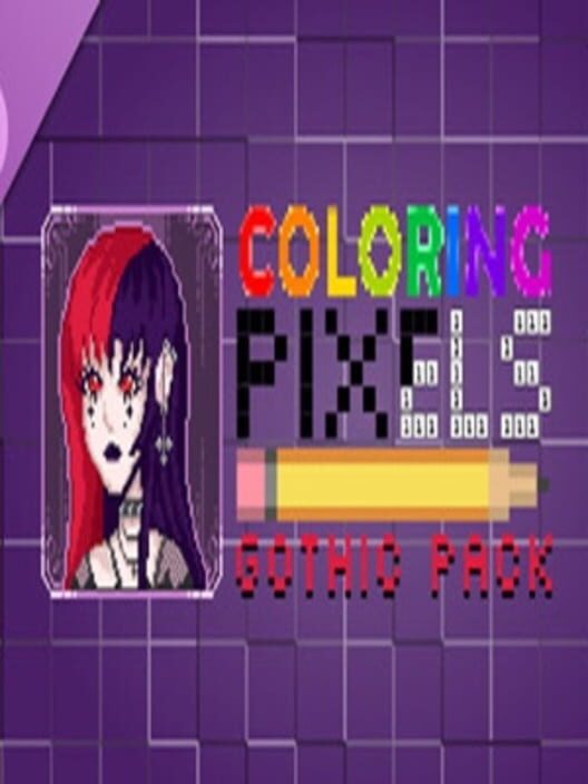 Capa de Coloring Pixels: Gothic Pack