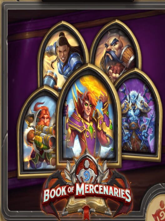 Capa de Hearthstone: Book of Mercenaries